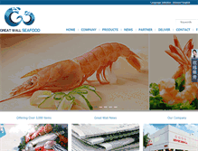 Tablet Screenshot of greatwallseafoodla.com